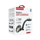 PROMATE MagGrip 360 Cradleless Flexible Magnetic Ring Smartphone Holder. Designed for Dashboard & Windshield. Metal Ring Included. Perfect for All Phones & Cases. Flexible Goosneck. - Office Connect 2018