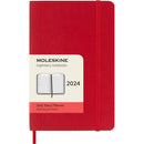 Moleskine Diary 12 Month Daily SC Pocket Scarlet Red - Office Connect 2018
