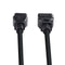 DYNAMIX 0.5M IEC 16A Power Extension Cord. (C20 Plug to C19 Socket) 1.5mm. BLACK COLOUR - Office Connect 2018