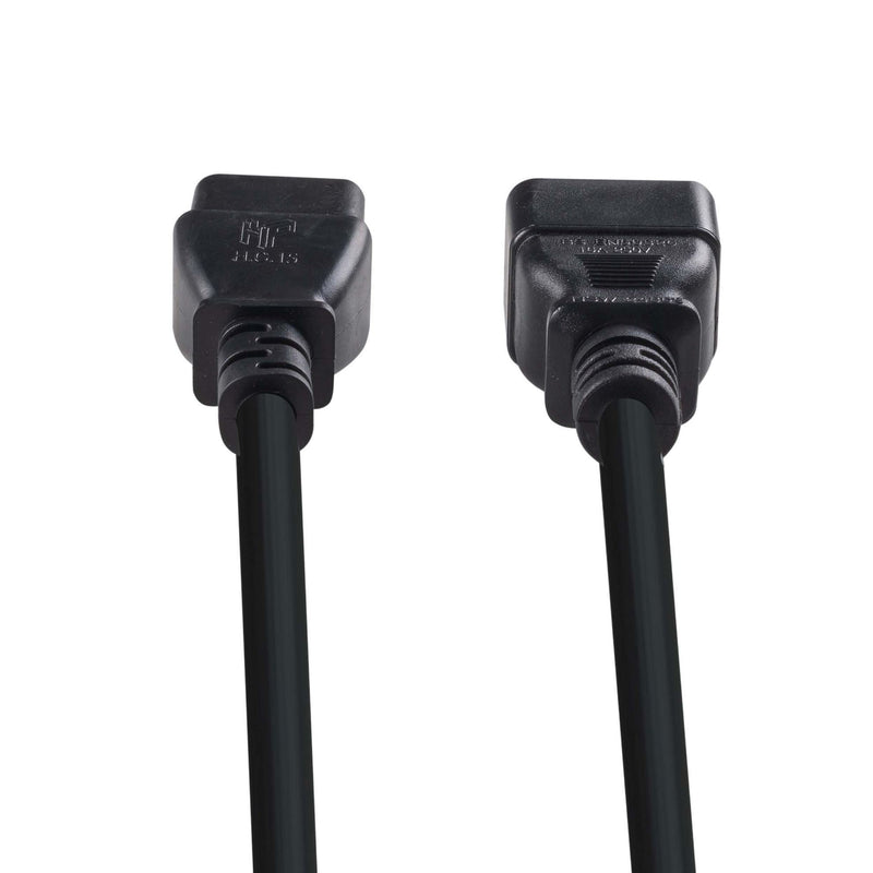 DYNAMIX 0.5M IEC 16A Power Extension Cord. (C20 Plug to C19 Socket) 1.5mm. BLACK COLOUR - Office Connect 2018