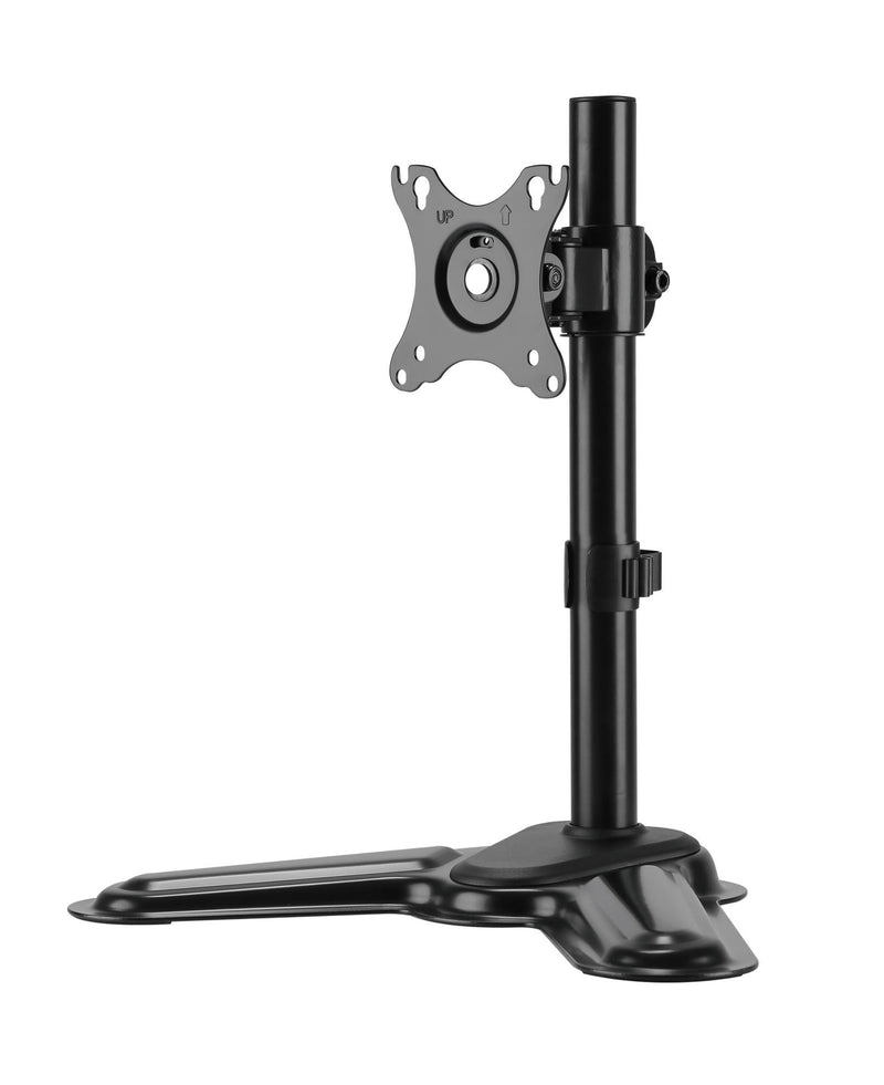 BRATECK 17-32" Single Screen Articulating Monitor Stand. Free-Tilting Design, Sturdy Steel Base, 360 Rotary VESA Plate. VESA 75x75, 100x100, Max Load 8Kgs. Built-in Cable Management. - Office Connect 2018