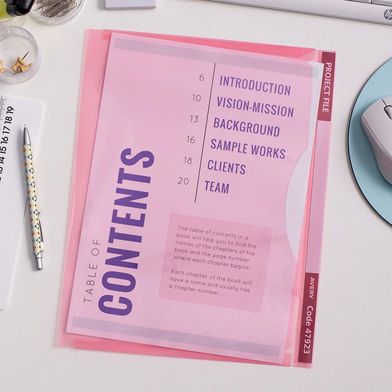 Avery Project File A4 Red - Office Connect 2018