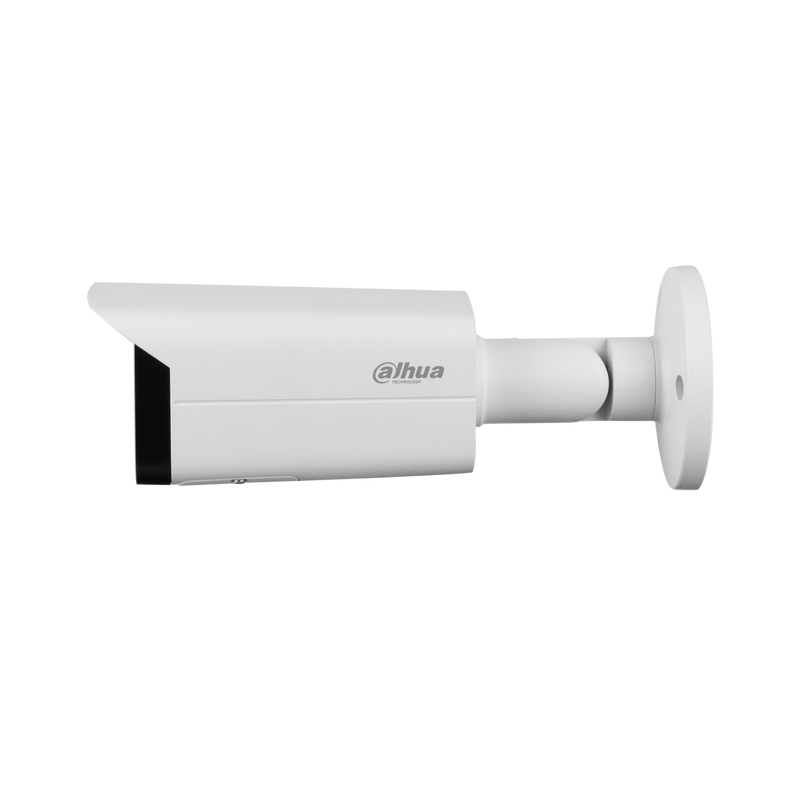 DAHUA 4MP Lite IR Vari-focal Bullet Starlight Network Camera. Supports H.265 codec, Built-in IR LED, Max IR 60m, WDR, IP67 Weather Proof, Intelligent Detection, SD Card Slot Supports up to 256GB.