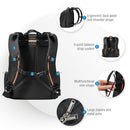 EVERKI Flight Laptop Backpack 16'' Checkpoint friendly design 5-Point balance strap system, Felt-lined iPad/tablet pocket