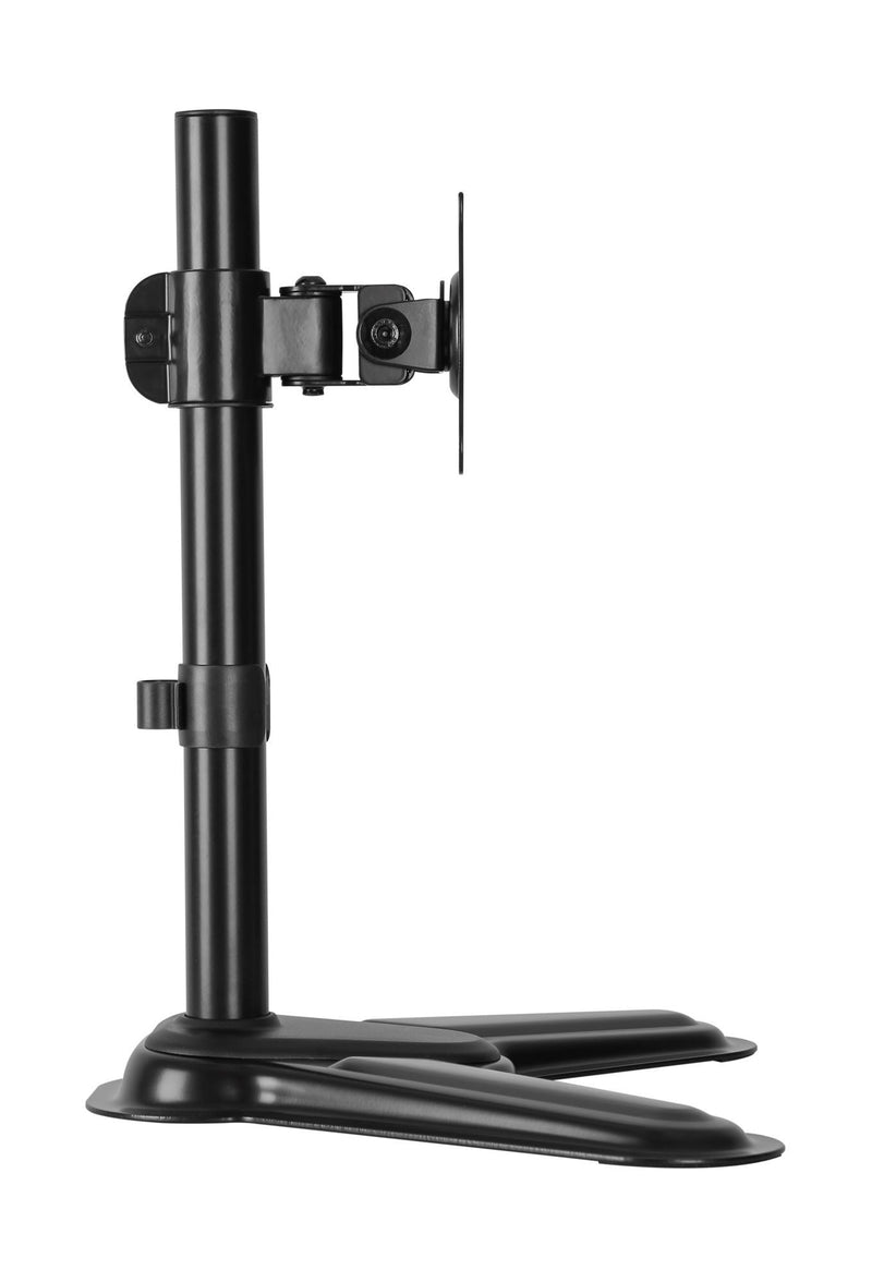 BRATECK 17-32" Single Screen Articulating Monitor Stand. Free-Tilting Design, Sturdy Steel Base, 360 Rotary VESA Plate. VESA 75x75, 100x100, Max Load 8Kgs. Built-in Cable Management. - Office Connect 2018