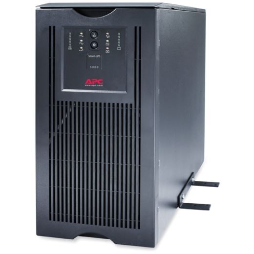 APC Smart-UPS 5000VA (4000W) 5U Rackmount/Tower. 230V Input/Output 8x IEC C13 Outlets. With Battery Backup. LED Status  Indicators. USB Connectivity. Hard Wire Input. Rack Mount Kit Included - Office Connect 2018
