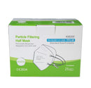 FFP2 Protective Face Mask - 25pcs Mask Bands Fit Comfortably and Clip Behind Head. Nose Bridge can be Moulded to Fit Nose.*Non-Medical* White STOCK CLEARANCE SALE Up to 75% OFF - Office Connect 2018
