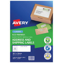Avery Eco Friendly Address Labels 99.1x34mm 16up 20 Sheets L7162EV - Office Connect 2018