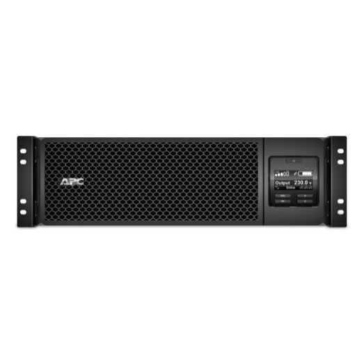 APC Smart-UPS 5000VA (4500W) 3U 230V Input/Output. 6x IEC C13 Outlets. With Battery Backup. Intuitive LCD Interface. USB, Rj-45 Connectivity, Audible Alarm. Rack Mount Kit Included.