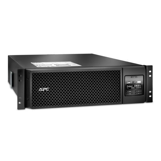 APC Smart-UPS 5000VA (4500W) 3U 230V Input/Output. 6x IEC C13 Outlets. With Battery Backup. Intuitive LCD Interface. USB, Rj-45 Connectivity, Audible Alarm. Rack Mount Kit Included.