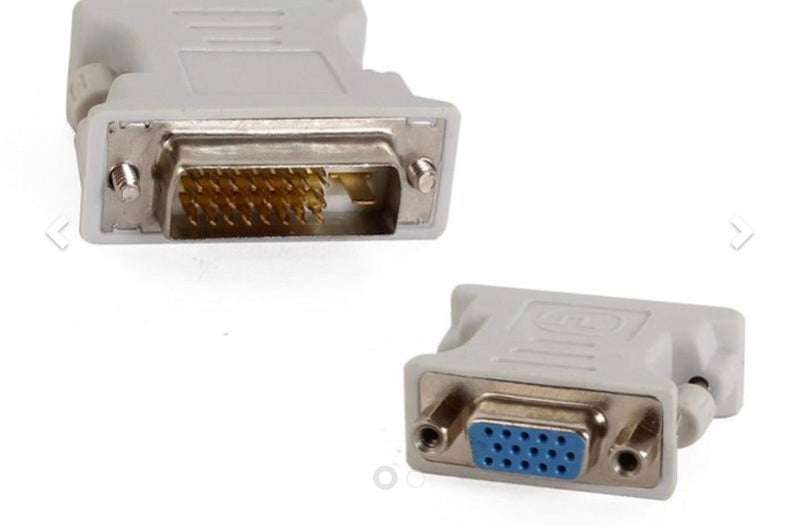DVI to VGA Cable Converter Adapter New 24+1 Pins - Office Connect 2018
