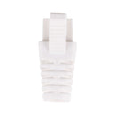 DYNAMIX WHITE RJ45 Strain Relief Boot - Slimline with Clip Protector (6.0 mm Outside Diameter) 20pk Bag - Office Connect 2018