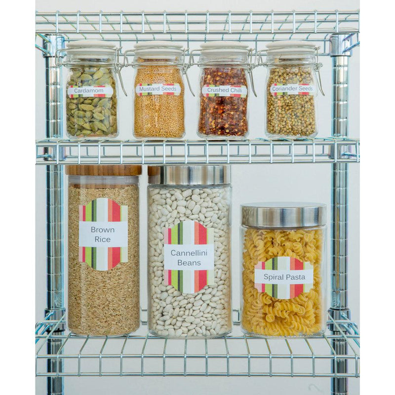 Avery Kitchen & Pantry Labels 66x15mm 20up 4 Sheets - Office Connect 2018