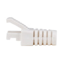 DYNAMIX WHITE RJ45 Strain Relief Boot - Slimline with Clip Protector (6.0 mm Outside Diameter) 20pk Bag - Office Connect 2018