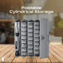 PROMATE 126-Pieces Cylindrical DIY Magnetic Foldable Screwdriver Kit. Ergonomic Anti-Slip Screwdriver Handle, 120pcs CRV Steel Screwdriver Bits, Magnetic Screwdriver Tip. - Office Connect 2018