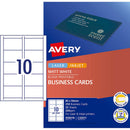 Avery Business Cards Inkjet Laser 10up 25 Sheets C32011 - Office Connect 2018