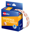 Avery Label Dispenser Rose Gold Round 14mm 500 Pack - Office Connect 2018