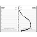 Collins Platinum A51 Day To Page Diary Black Wiro Even Year - Office Connect 2018