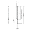 BRATECK Universal Sound Bar Wall Bracket. Attaches to VESA holes of TV for mounting below TV. Fits most 23''~65'' TVs. - Office Connect 2018