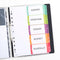 Avery Customisable Table Of Contents A4 1-5 Tabs Coloured L7411-5 - Office Connect 2018
