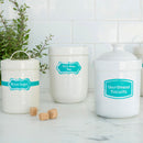 Avery Kitchen & Pantry Labels Oval 60x34mm 10up 4 Sheets - Office Connect 2018