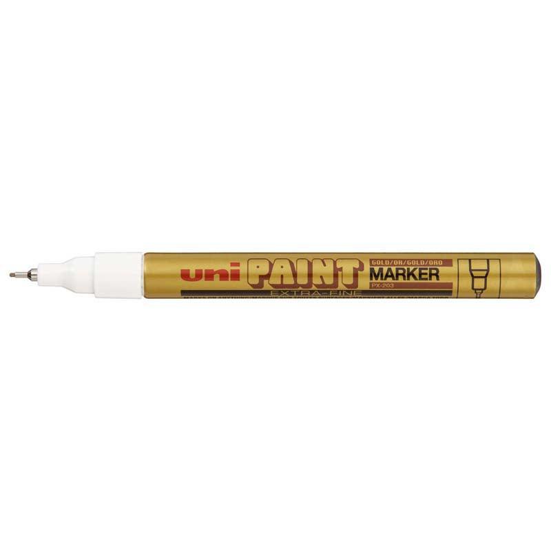 Uni Paint Marker 0.8mm Bullet Tip Gold PX-203 - Office Connect 2018