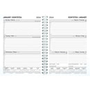 Collins Students A53 Week to View Diary Spiral Even Year - Office Connect 2018