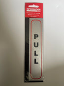 “Pull” sign