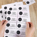 Avery Business Cards Leathergrain 190gsm Inkjet Laser 10up 20 Sheets IJ39 - Office Connect 2018