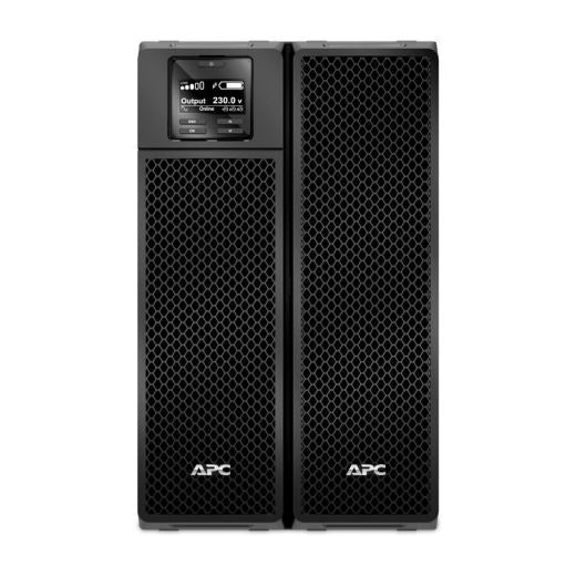 APC Smart-UPS 10KVA (10KW) 230V Input/Output. 6x IEC C13 Outlets. With Battery Backup. Intuitive LCD Interface. USB, Rj-45 Serial, & SmartSlot Connectivity, Alarm. - Office Connect 2018