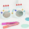 Amos Glitter Glue Confetti Colours Pack 5 - Office Connect 2018