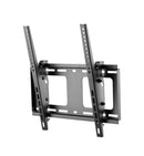 BRATECK 32"-55" Heavy-Duty Tilting TV Wall Mount Bracket. Max Load 80Kgs. VESA Support up to 400x400. Post-install Leveling Adjustment. Black Colour. - Office Connect 2018