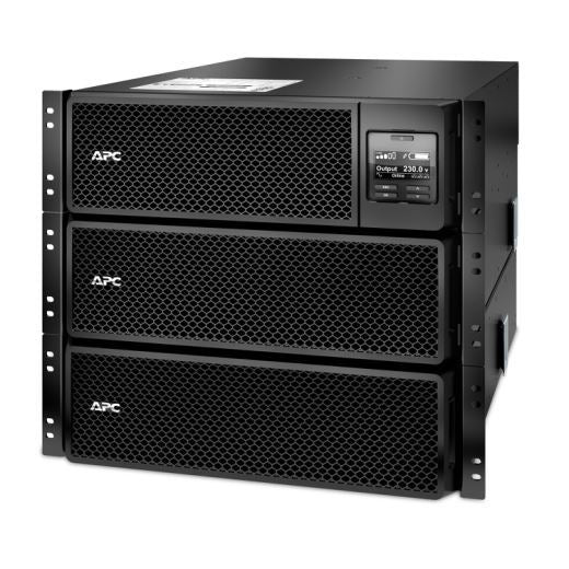 APC Smart-UPS 10KVA (10KW) 6U 230V In/Out. 6x IEC C13 Outlets. With Battery Backup. Intuitive LCD Interface. USB, Rj-45 Serial, & SmartSlot Connectivity, Alarm. Rack Mount Kit Included - Office Connect 2018