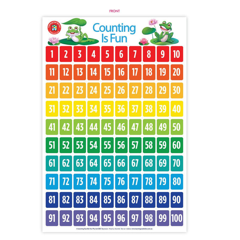 LCBF Wall Chart Counting Is Fun Poster - Office Connect 2018