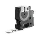 DYMO Genuine Rhino Industrial Labels-Flexible Nylon 19mm Black on White. Industrial-strength tear- proof. Resists moisture, UV light & more. RoHS compliant Temperature Rating -25.56C to +80 - Office Connect 2018