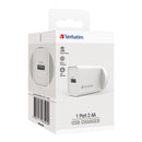 Verbatim Essentials USB Charger Single Port 2.4A White - Office Connect 2018