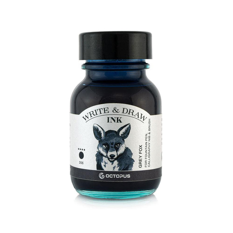 Octopus Fluids Write and Draw Ink 356 Grey Fox 50ml - Office Connect 2018