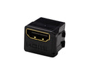 DYNAMIX HDMI 2.0 Keystone Coupler Length 19.2mm, Gold-Plated, BLACK - Office Connect 2018