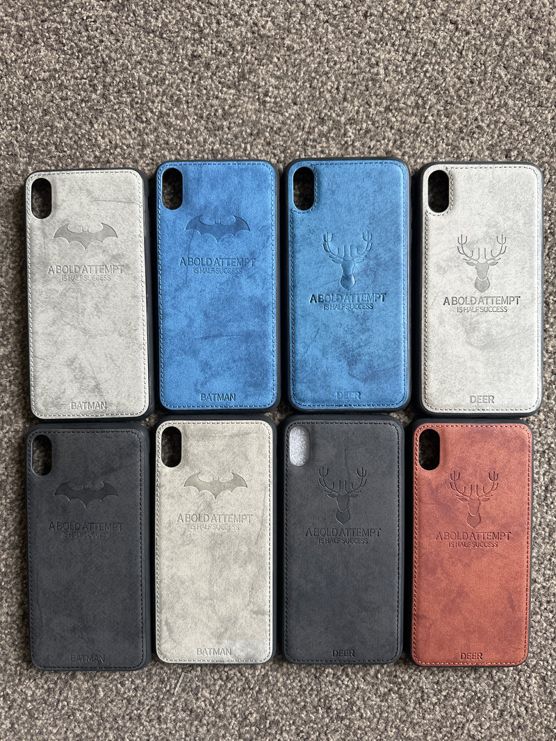 A Bold Attempt Batman & Deer Cover for Apple iPhone XS (5.8") Soft Silicone Edge Protective Phone Case (Select your Colour and Design) - Office Connect 2018