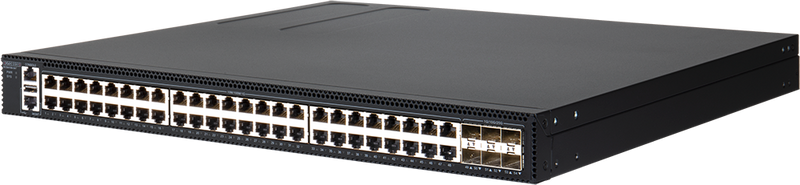 EDGECORE 48 Port Managed L2+/L3 Lite Gigabit  Ethernet Switch with 6 x SFP28 25G Uplink Ports. IPv6 Management. - Office Connect 2018