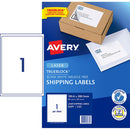 Avery Label L7167-20 Laser 1up 20 Sheets 199x289mm - Office Connect 2018