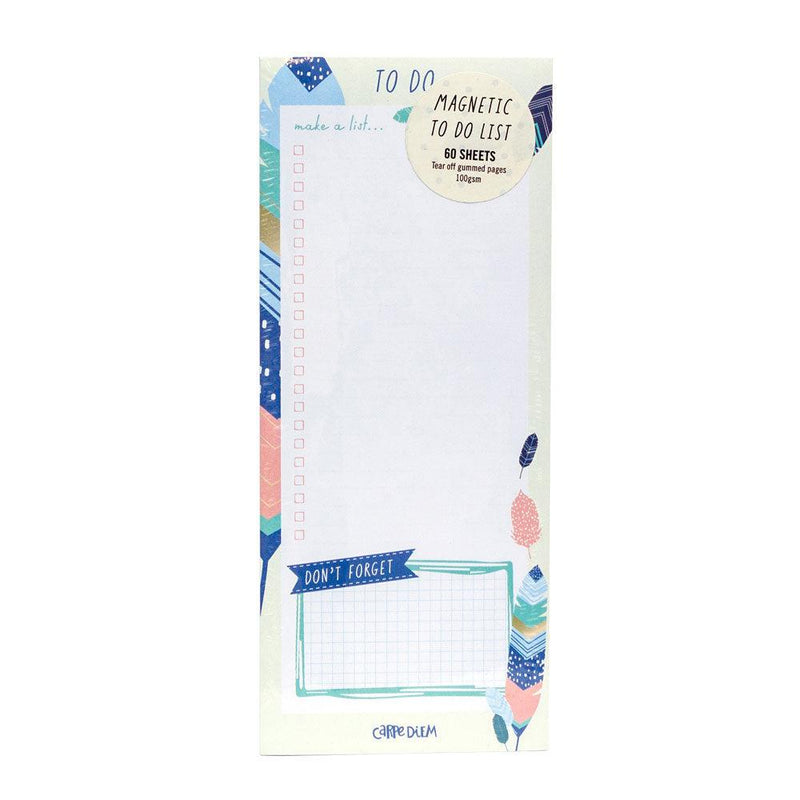 Pukka Carpe Diem Magnetic To Do List Feathers - Office Connect 2018