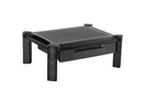 BRATECK Modular multi-purpose height adjustable smart stand with drawer. Max weight 10Kgs. Front and side slots for devices & office Equipment. Bulit-in cable - Office Connect 2018