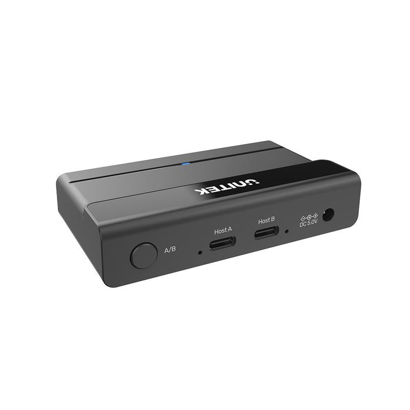 UNITEK 4-Port KVM Switcher with 4x USB-A 3.0 Ports. Share USB Devices Between 2x Laptops/PC''s, Up to 5Gbps Transfer Speed, LED Indicator, Plug & Play. Inc USB-A to C & USB-A to DC Cables - Office Connect 2018