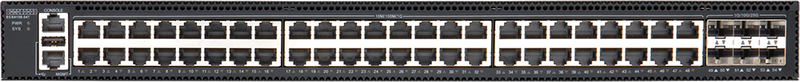 EDGECORE 48 Port Managed L2+/L3 Lite Gigabit  Ethernet Switch with 6 x SFP28 25G Uplink Ports. IPv6 Management. - Office Connect 2018