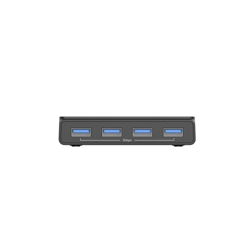 UNITEK 4-Port KVM Switcher with 4x USB-A 3.0 Ports. Share USB Devices Between 2x Laptops/PC''s, Up to 5Gbps Transfer Speed, LED Indicator, Plug & Play. Inc USB-A to C & USB-A to DC Cables - Office Connect 2018