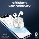 PROMATE In-Ear HD Bluetooth Earbud with Intellitouch & 300mAh Charging Case. Ergonomic Fit, up to 6-Hour Playback, 2x 40mAh Earphone Battery, Auto Pairing, White Colour - Office Connect 2018