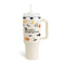 40 Oz Tumbler With Handle Straw Insulated, Stainless Steel Spill Proof Vacuum Coffee Cup Tumbler With Lid Tapered Mug Gifts For Valentine Lover Suitable For Car Gym Office Travel - Office Connect 2018