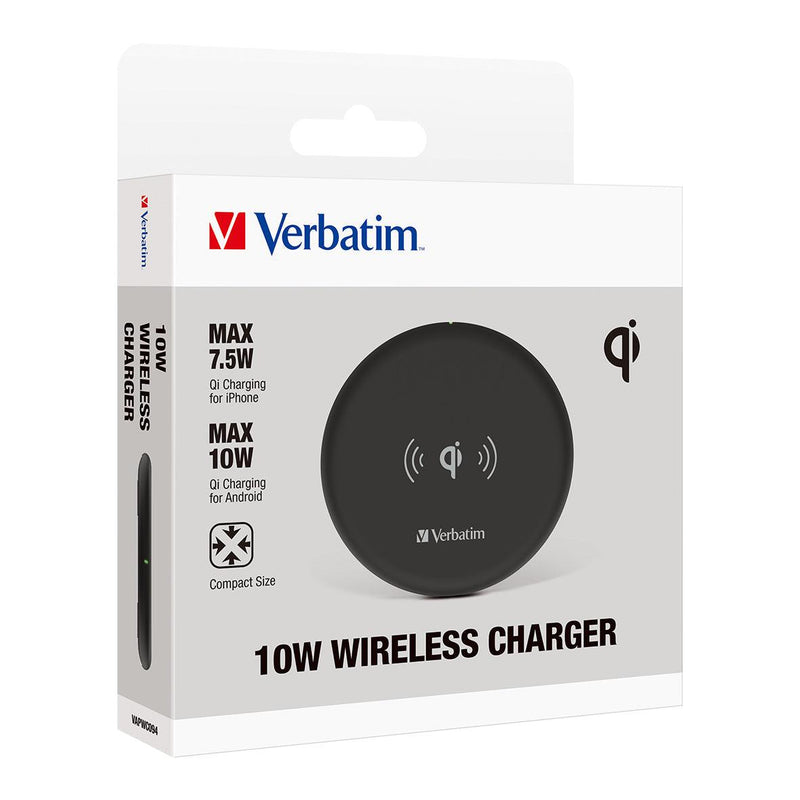 Verbatim Essentials Wireless Charger 10W Black - Office Connect 2018