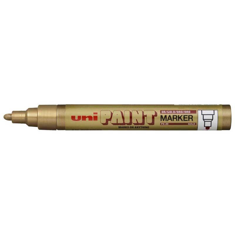 Uni Paint Marker 2.8mm Bullet Tip Gold PX-20 - Office Connect 2018